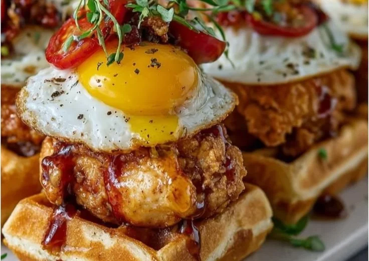 Mini Chicken and Waffle Sliders – The Brunch Upgrade You Need 7 Mini Chicken and Waffle Sliders – The Brunch Upgrade You Need