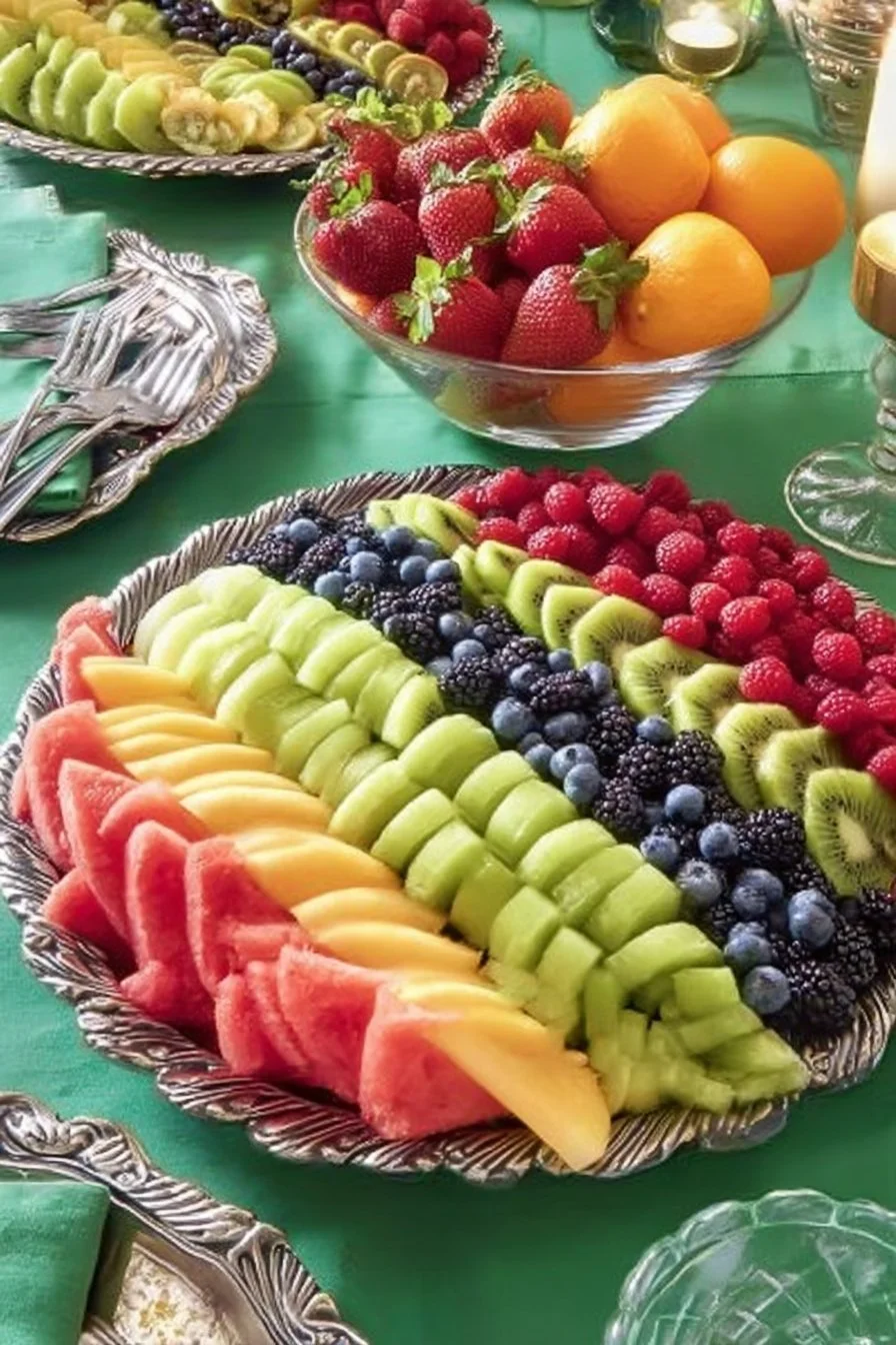 Colorful and fun kids' plate filled with healthy food options for children.