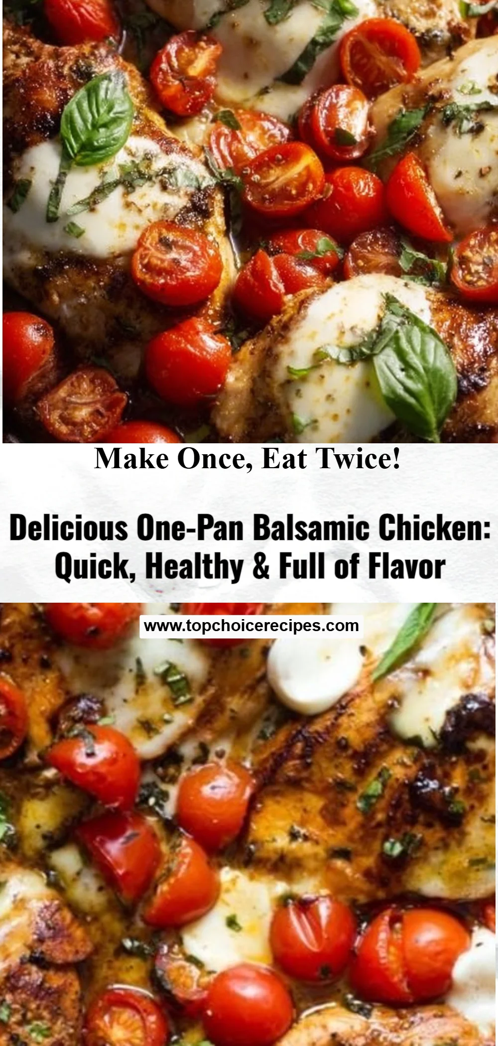 One-Pan Balsamic Chicken 6 One-Pan Balsamic Chicken