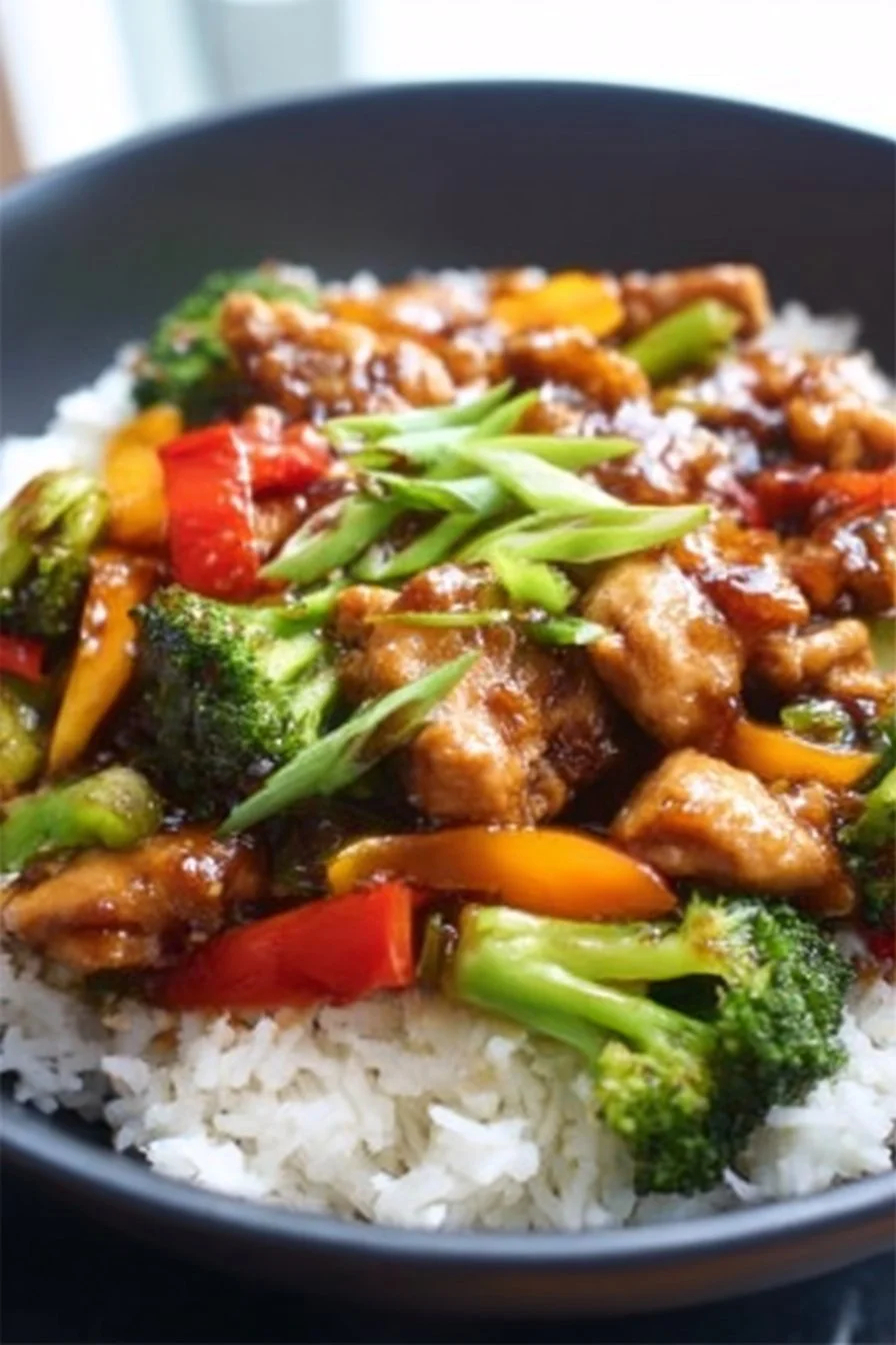 One-Pan Teriyaki Chicken Stir Fry with colorful vegetables