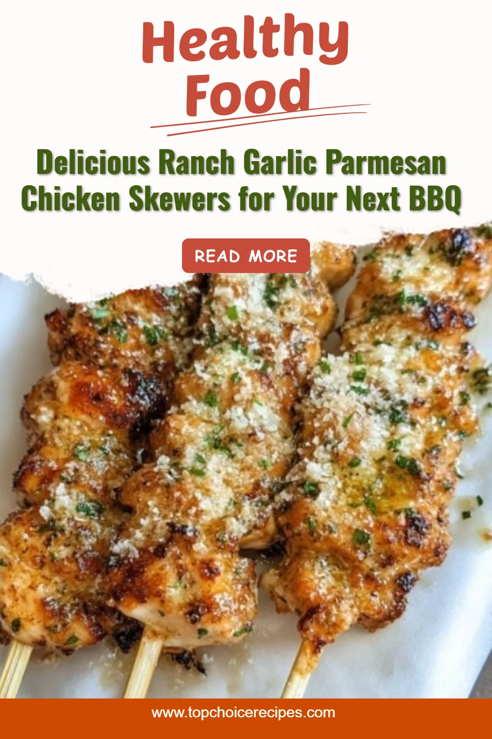 Ranch Garlic Parmesan Chicken Skewers 5 Ranch Garlic Parmesan Chicken Skewers