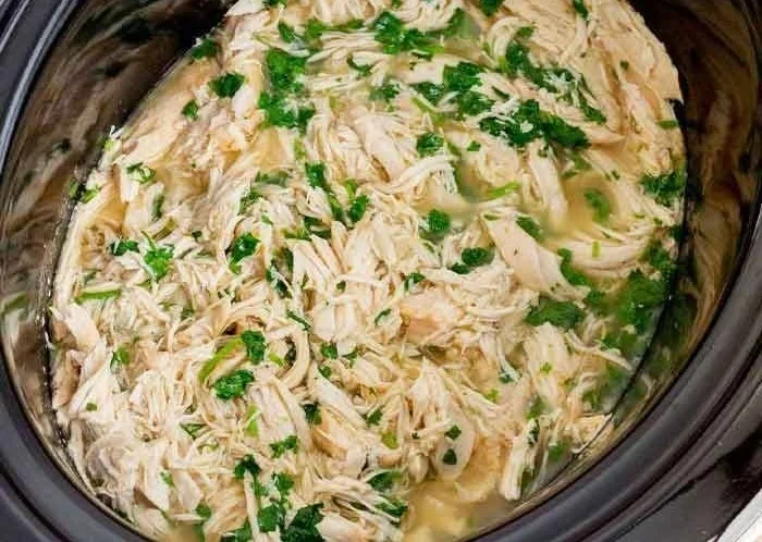 Shredded Slow Cooker Cilantro Lime Chicken