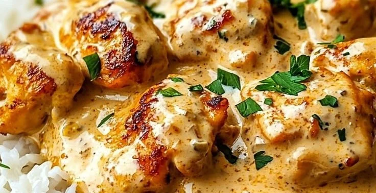 Smothered Chicken and Rice 5 Smothered Chicken and Rice