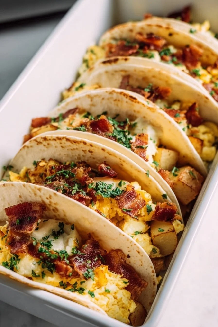 Tasty Baked Breakfast Tacos