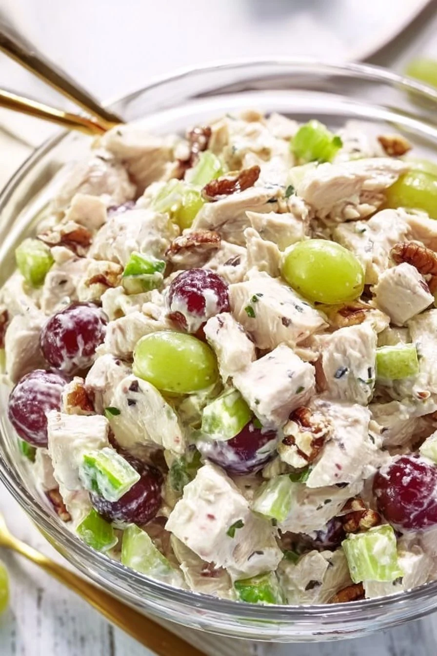 Delicious and healthy chicken salad with fresh vegetables and lean protein