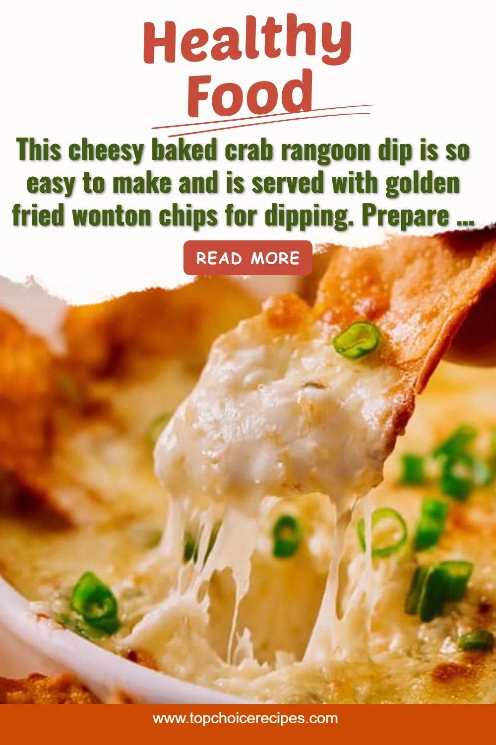 This cheesy baked crab rangoon dip is so easy to make and is served with golden fried wonton chips for dipping. Prepare …