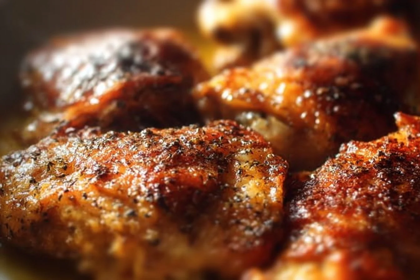 Baked Chicken Thighs 6 Baked Chicken Thighs