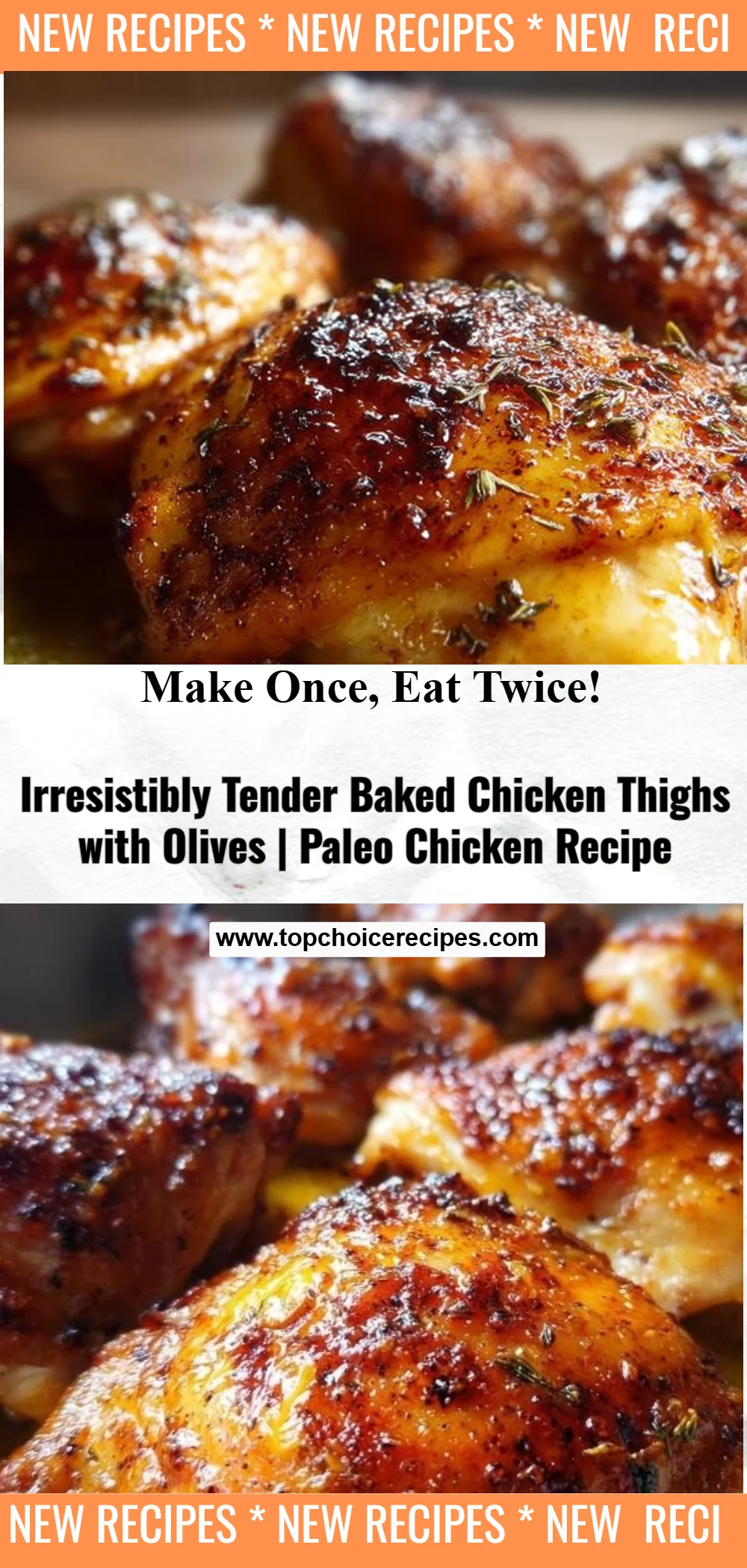 Baked Chicken Thighs 6 Baked Chicken Thighs