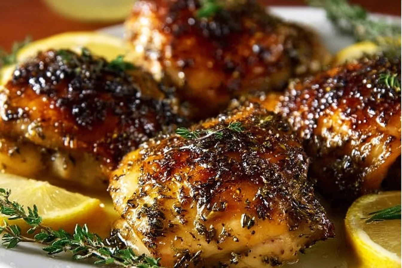 Baked Garlic Herb Chicken Thighs 7 Baked Garlic Herb Chicken Thighs
