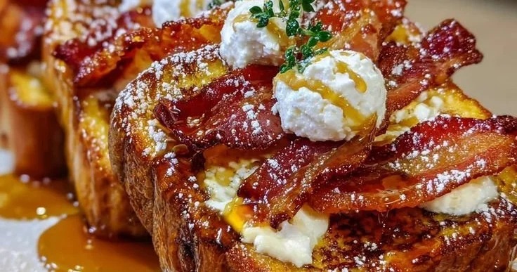 Bourbon Maple Bacon French Toast 5 Bourbon Maple Bacon French Toast