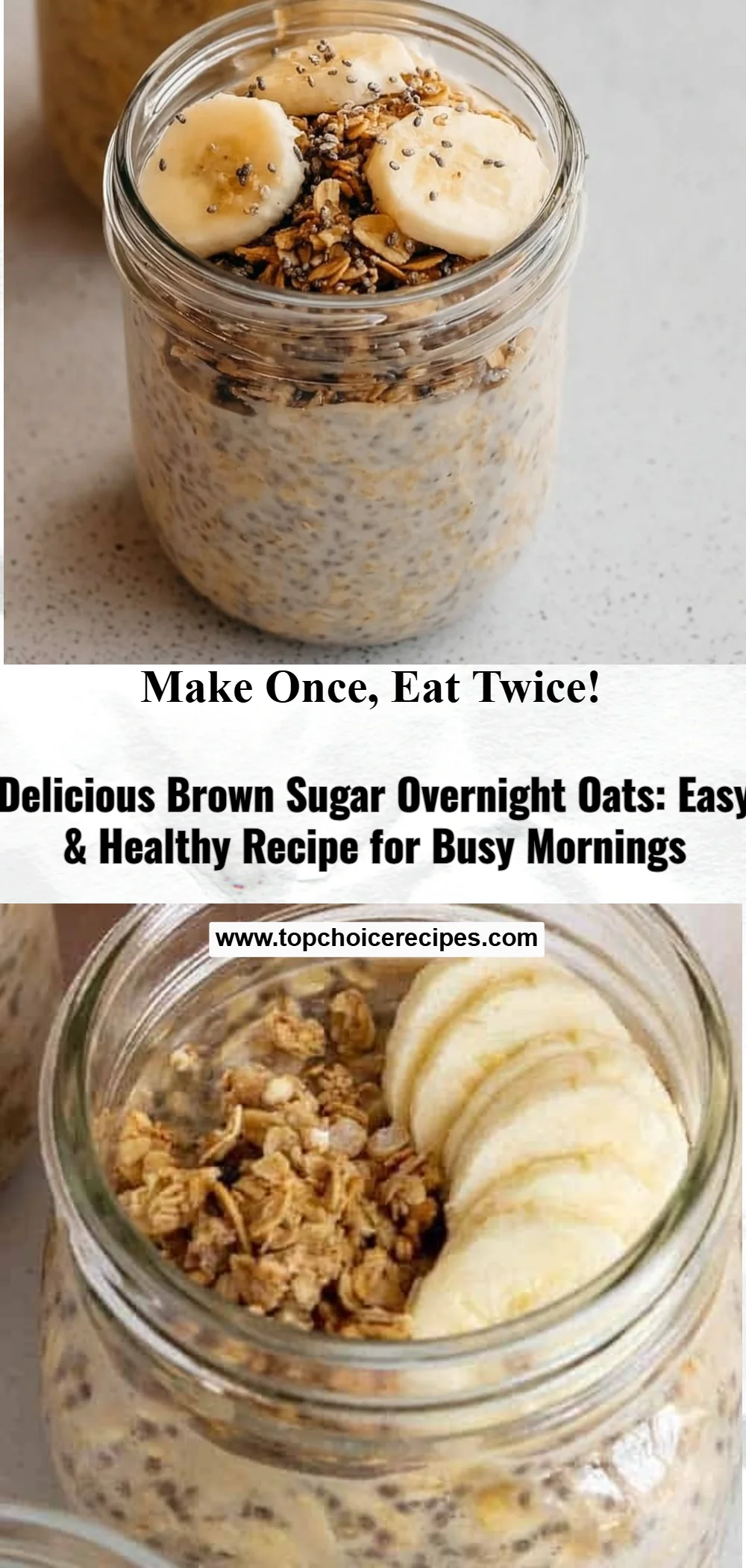 Brown Sugar Overnight Oats 5 Brown Sugar Overnight Oats