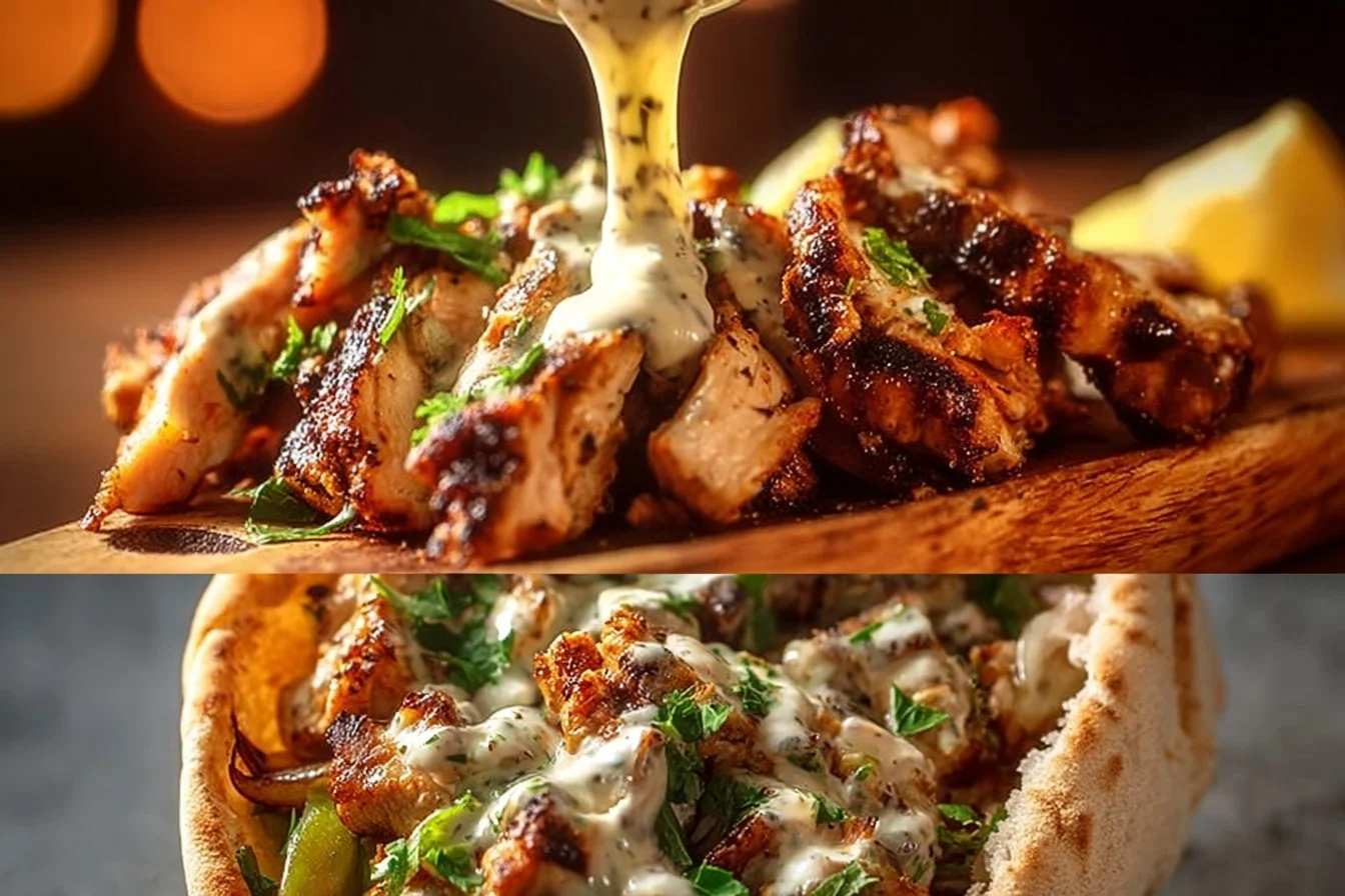 Chicken Shawarma with Garlic Sauce
