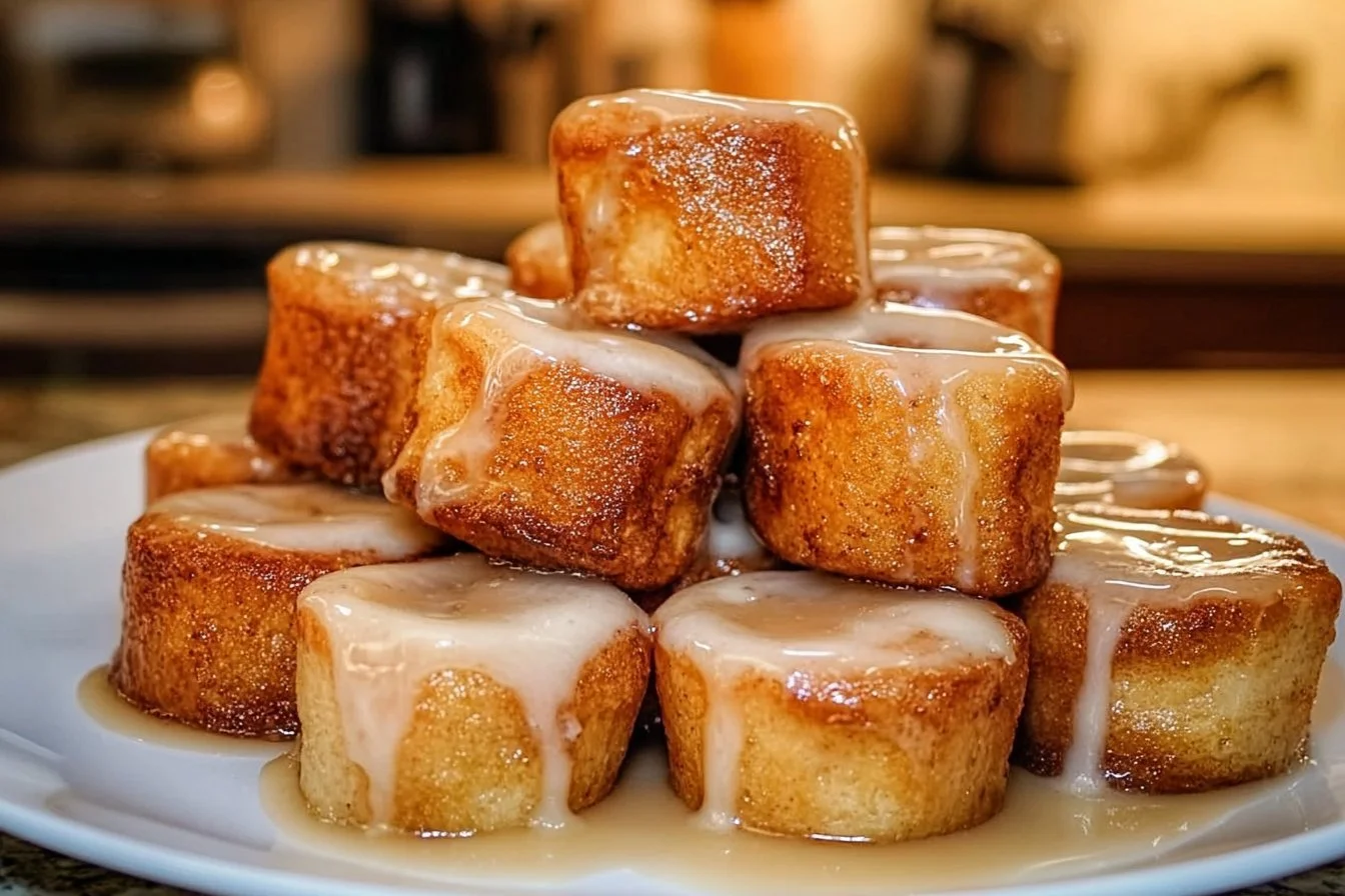 Cinnamon Roll French Toast Bites