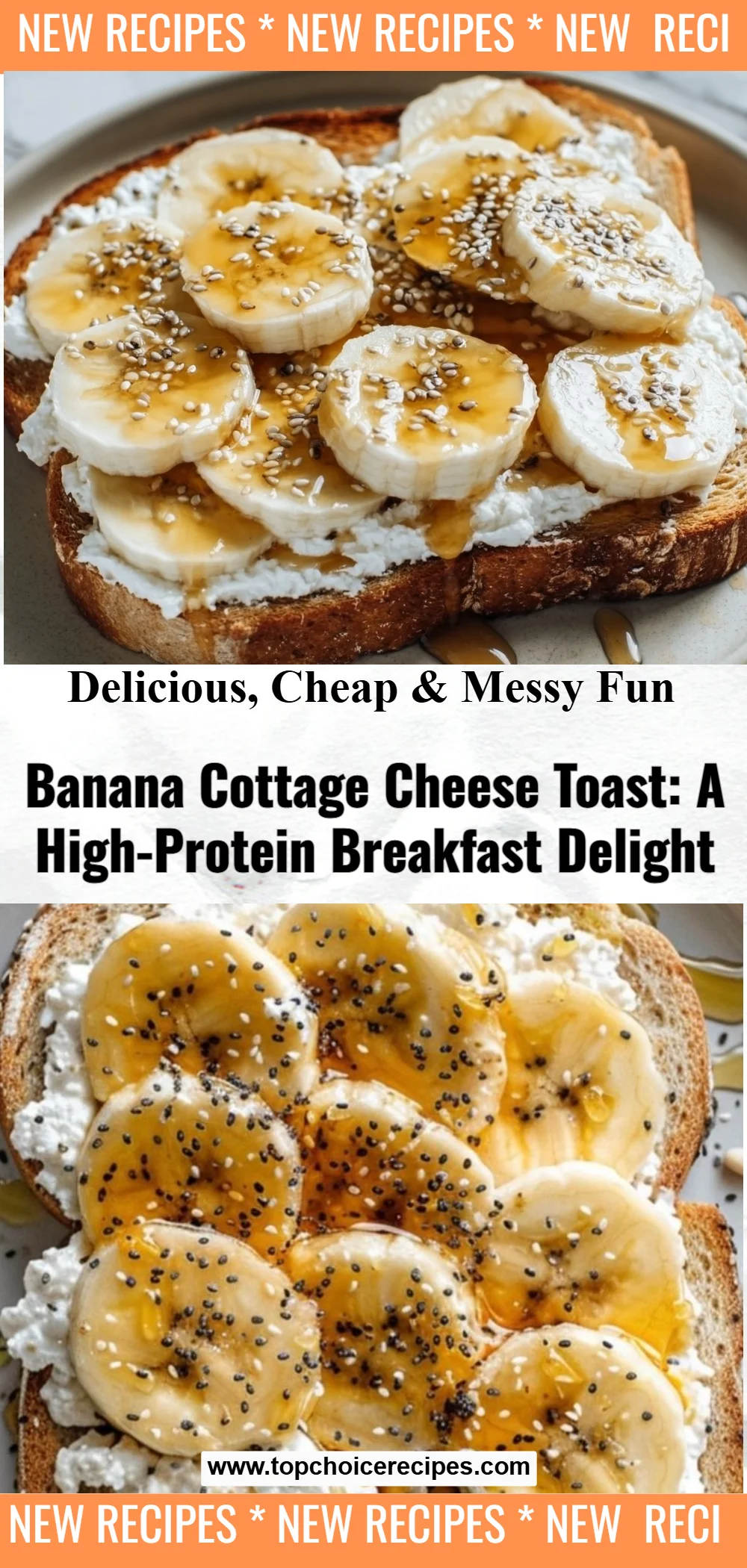 Cottage Cheese and Banana Toast 5 Cottage Cheese and Banana Toast
