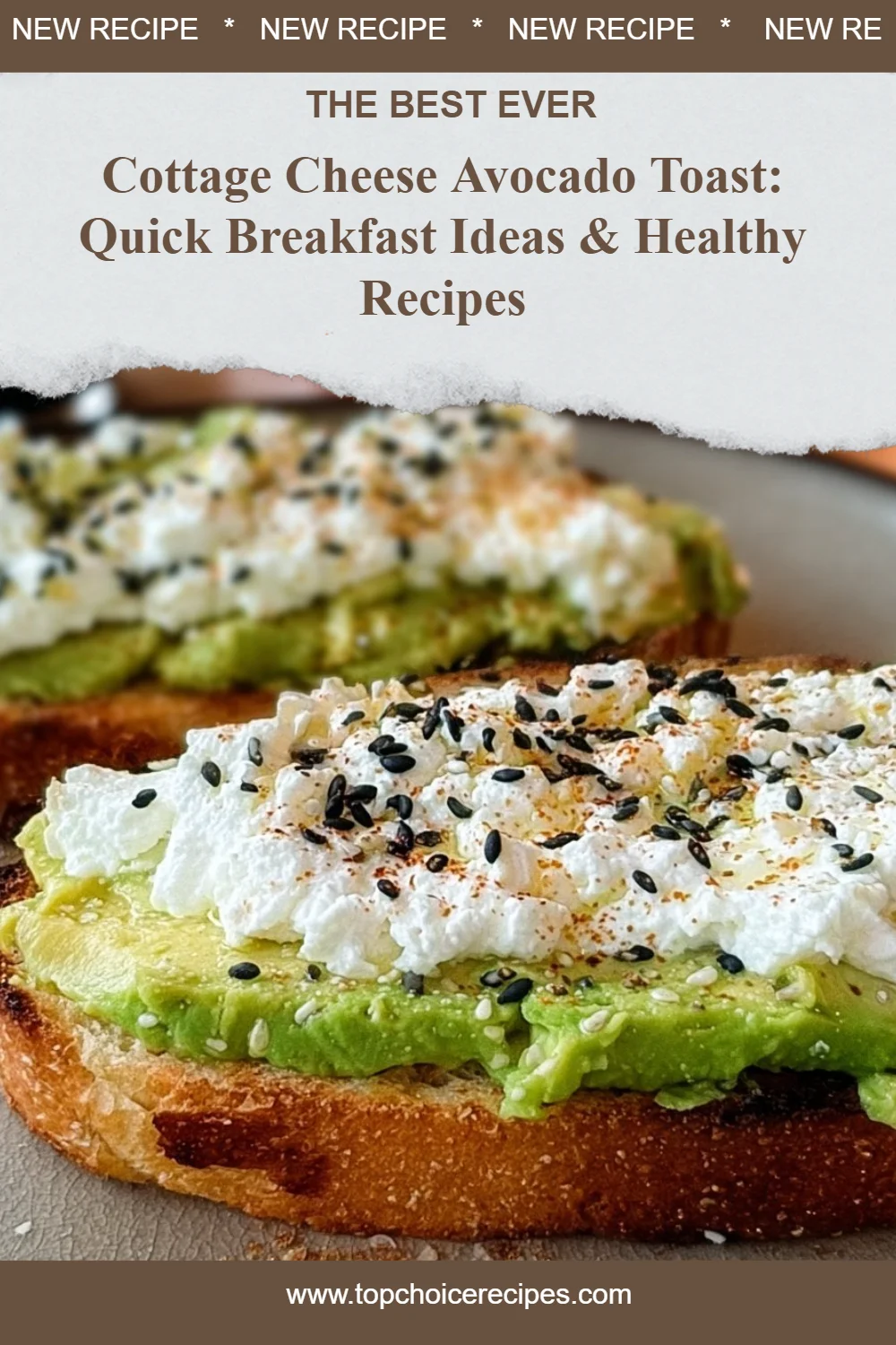 Cottage Cheese Avocado Toast 6 Cottage Cheese Avocado Toast