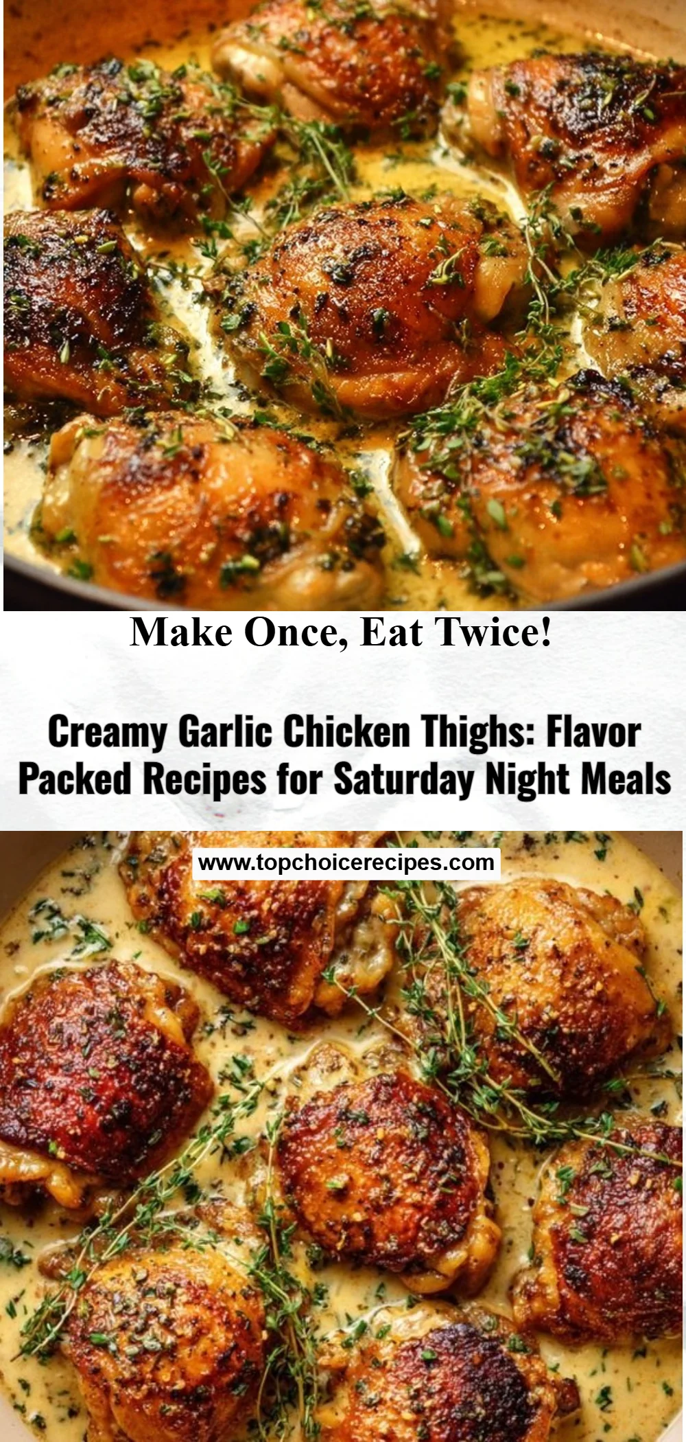Creamy Garlic Chicken Thighs 5 Creamy Garlic Chicken Thighs