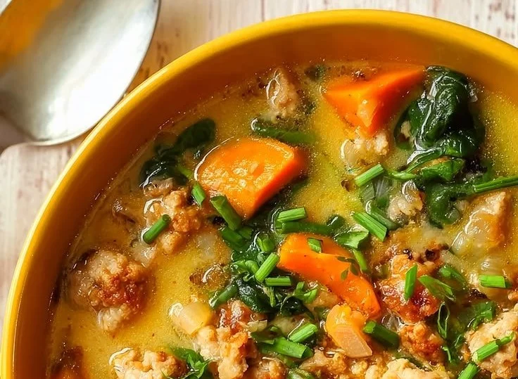 Creamy Sweet Potato and Ground Turkey Soup 8 Creamy Sweet Potato and Ground Turkey Soup