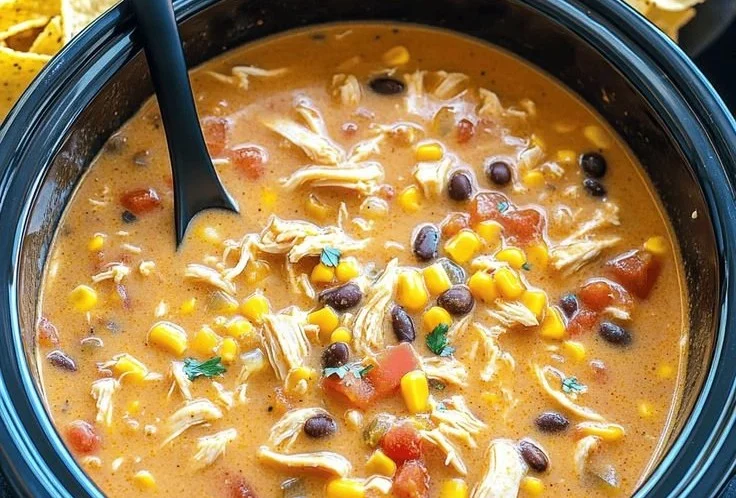 Crockpot Chicken Tortilla Soup 5 Crockpot Chicken Tortilla Soup