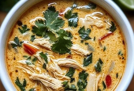 Crockpot Thai Coconut Chicken Soup 5 Crockpot Thai Coconut Chicken Soup