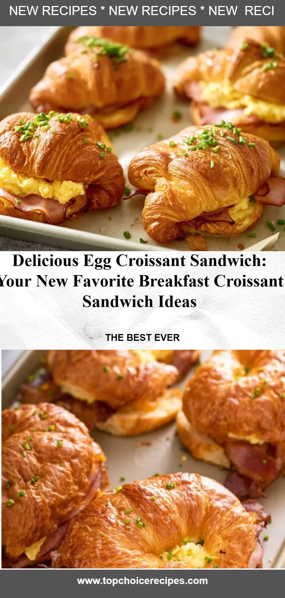 Croissant Breakfast Sandwiches