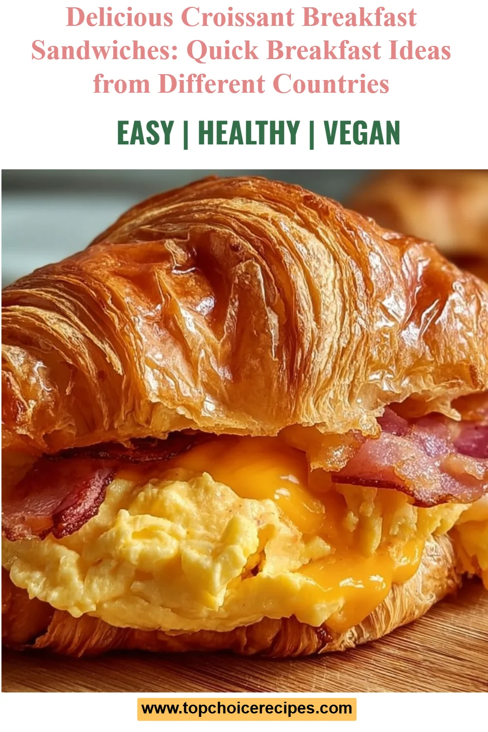 Croissant Breakfast Sandwiches 7 Croissant Breakfast Sandwiches