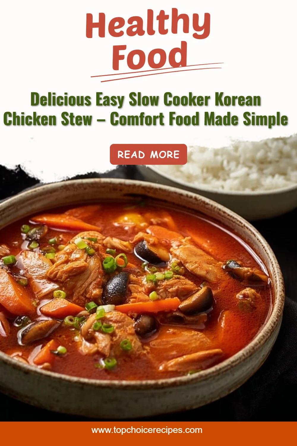 Delicious Slow Cooker Korean Chicken Stew 5 Delicious Slow Cooker Korean Chicken Stew