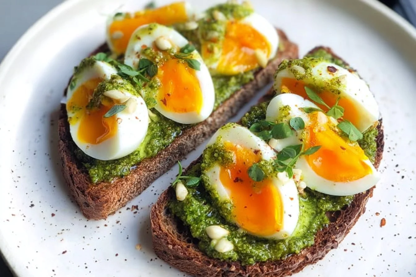 Deliciously toasted sourdough bread served with toppings