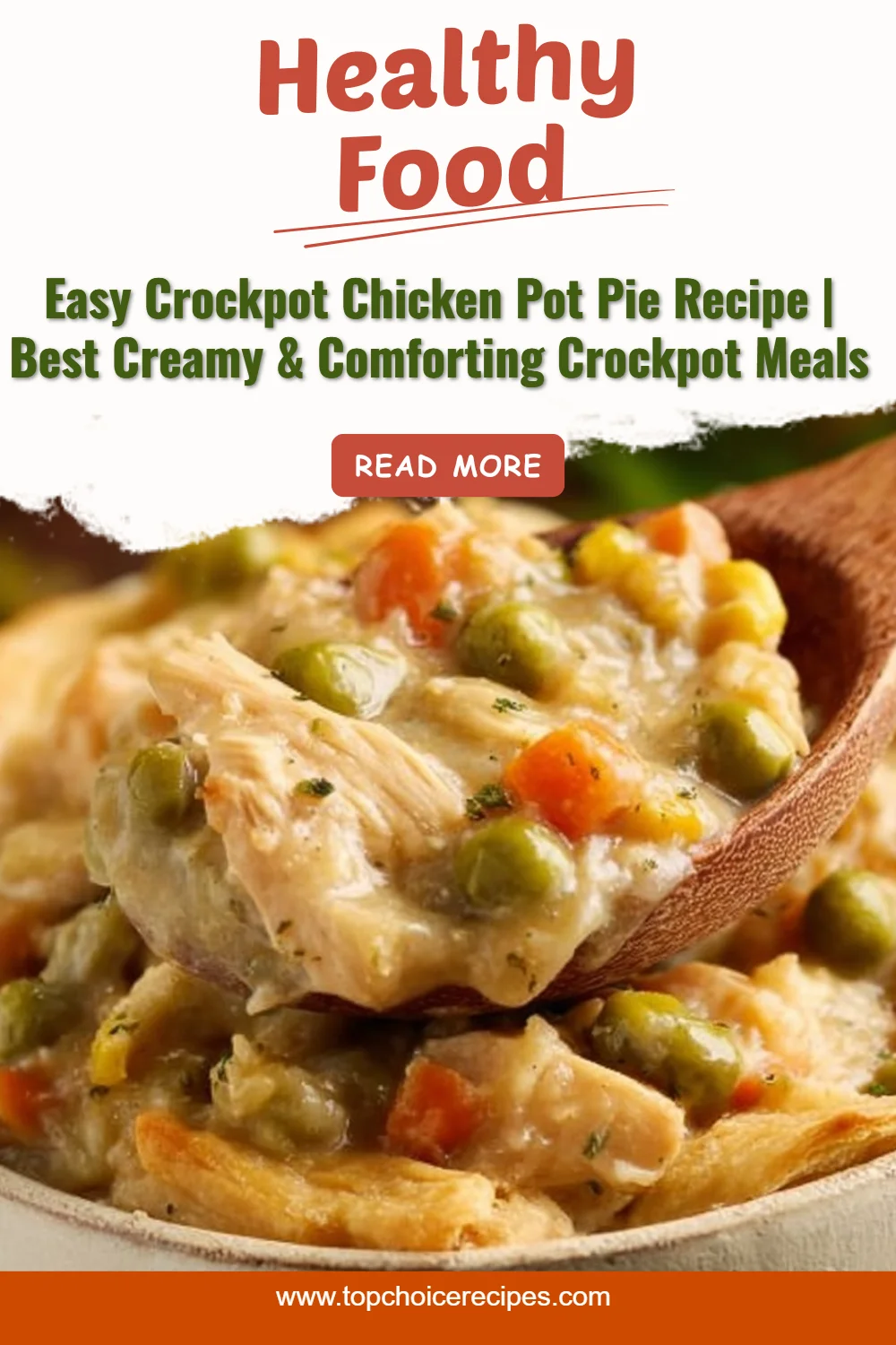Easy Crockpot Chicken Pot Pie