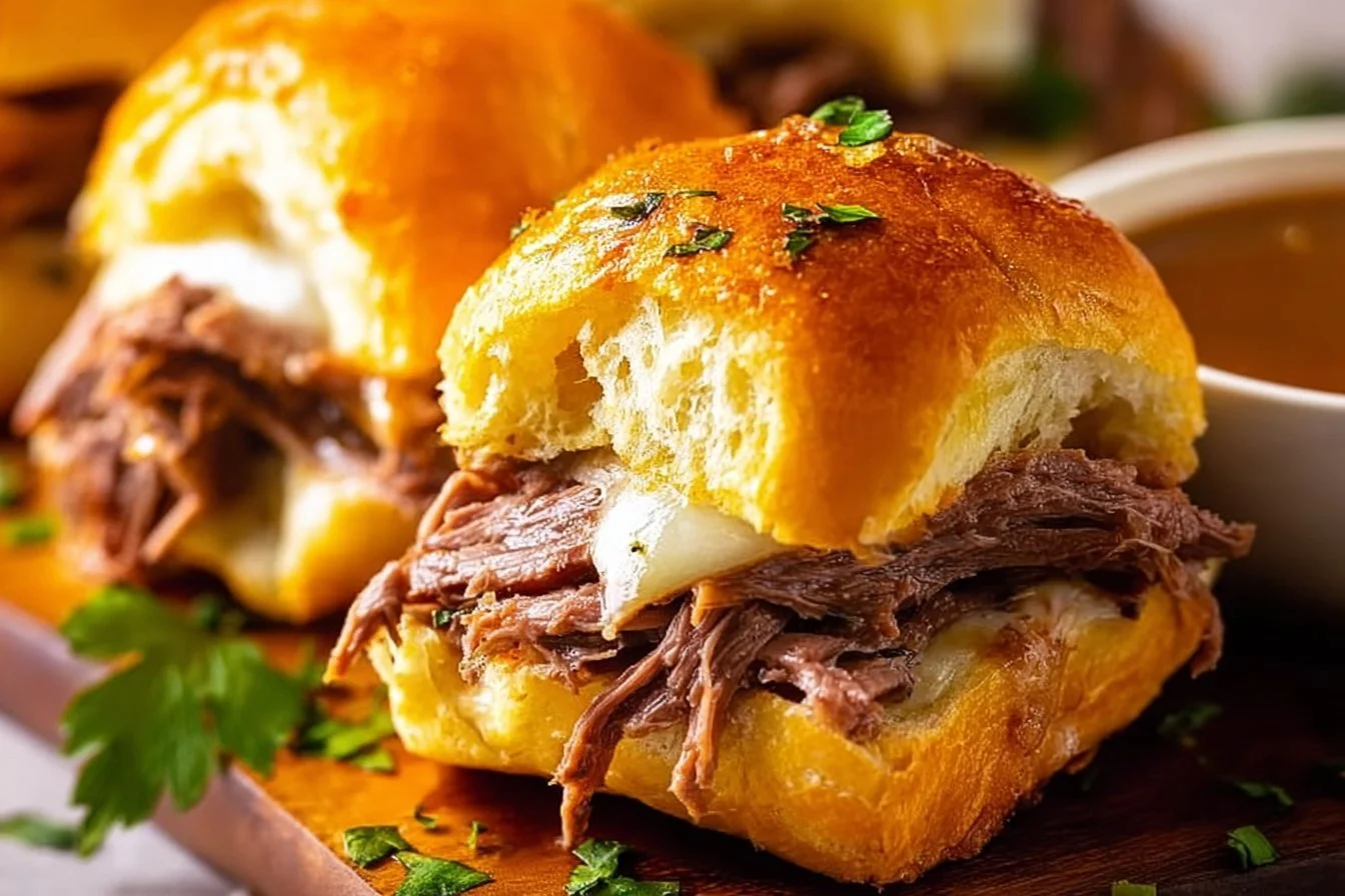 Easy French Dip Sliders