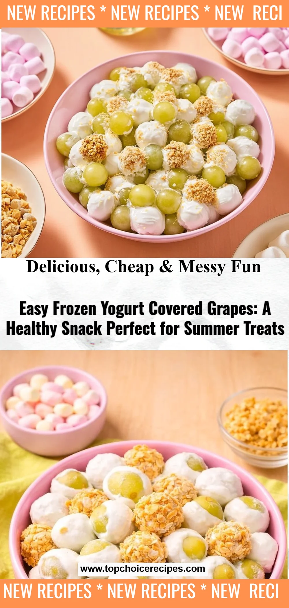 Easy Frozen Yogurt Covered Grapes 5 Easy Frozen Yogurt Covered Grapes