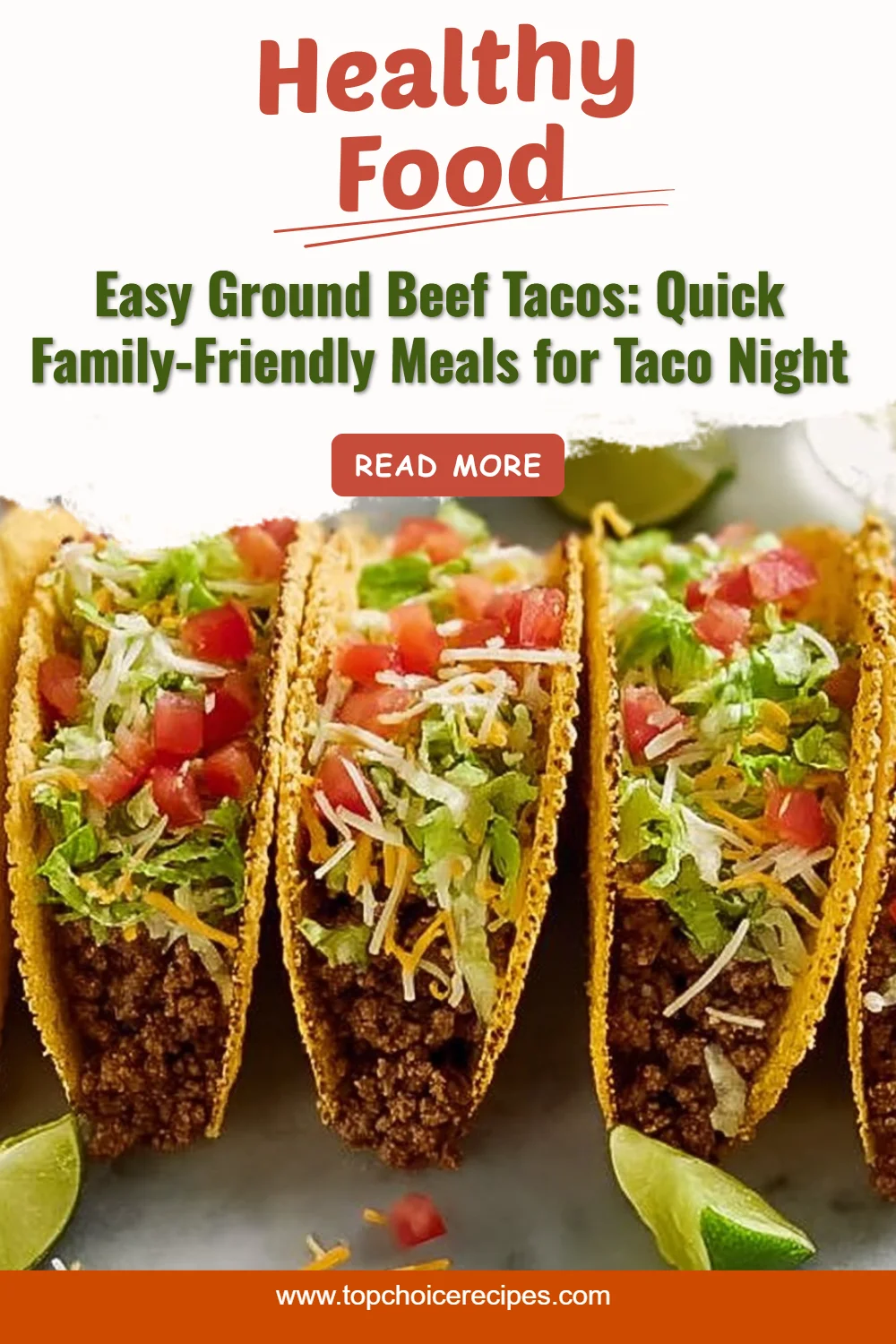 Easy Ground Beef Tacos Recipe