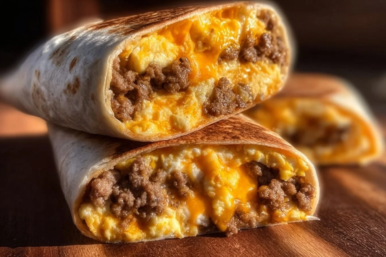 Freezer Breakfast Burritos 7 Freezer Breakfast Burritos
