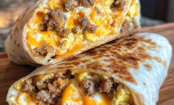 Freezer Breakfast Burritos 8 Freezer Breakfast Burritos