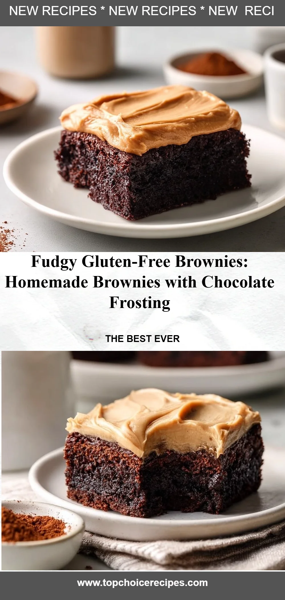 Fudgy Gluten-Free Brownies 6 Fudgy Gluten-Free Brownies