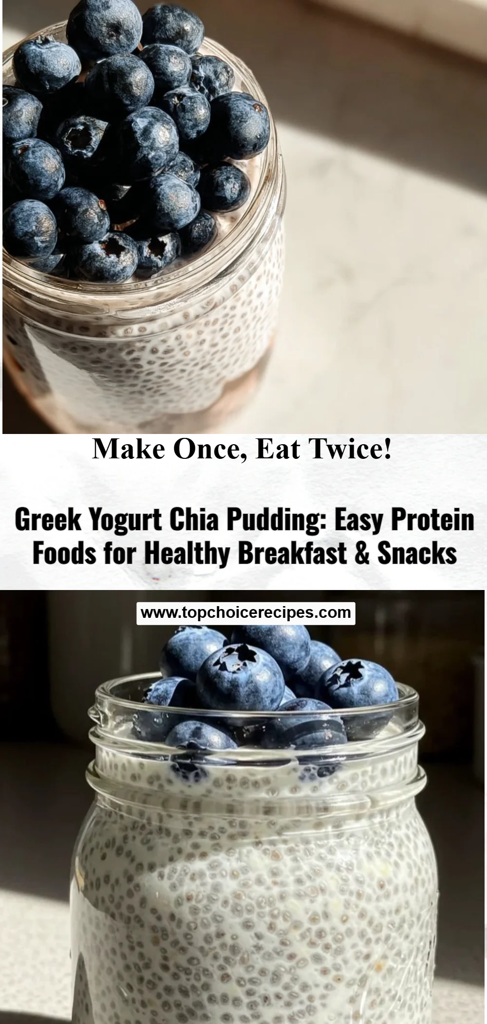 Greek Yogurt Chia Pudding
