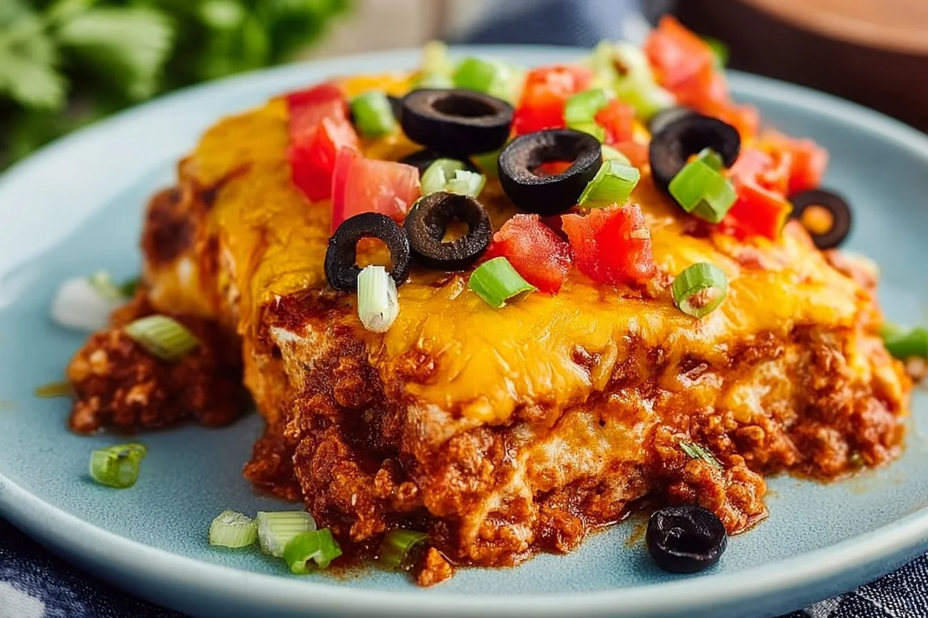 Ground Turkey Taco Casserole 6 Ground Turkey Taco Casserole