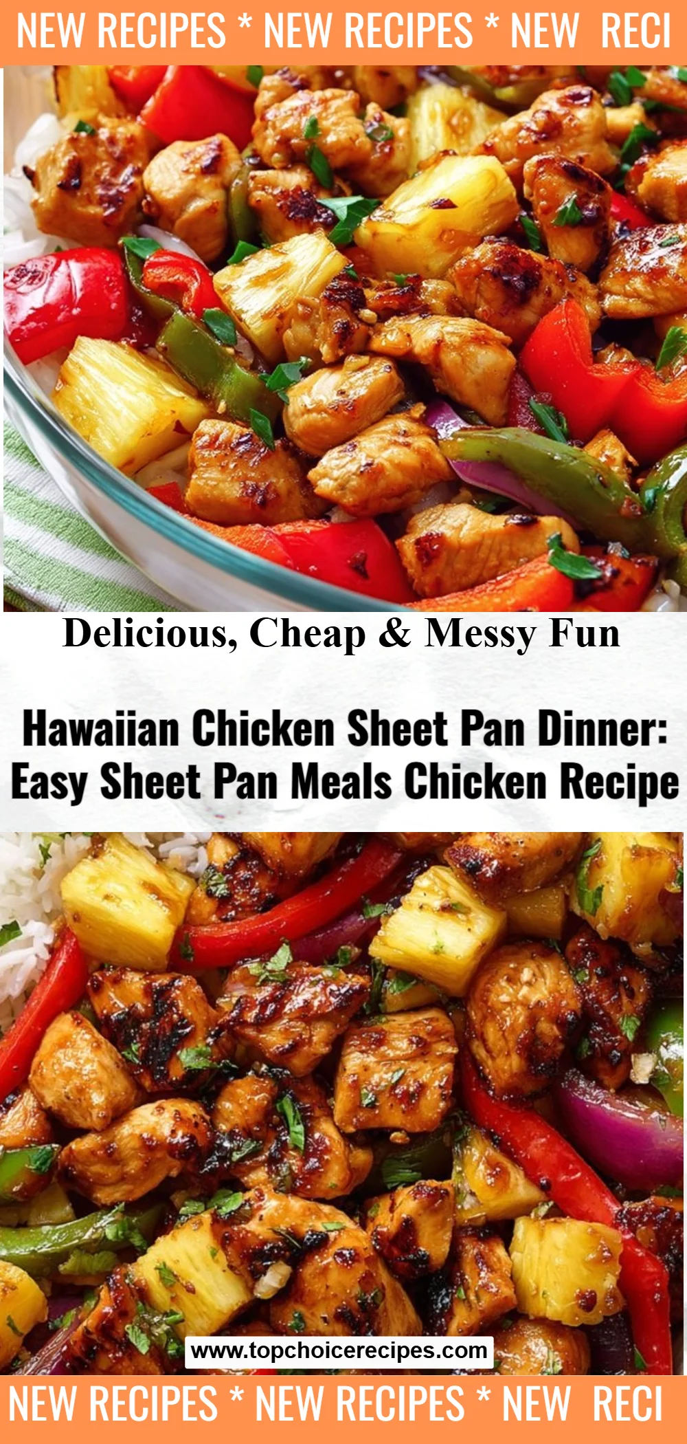 Hawaiian Chicken Sheet Pan