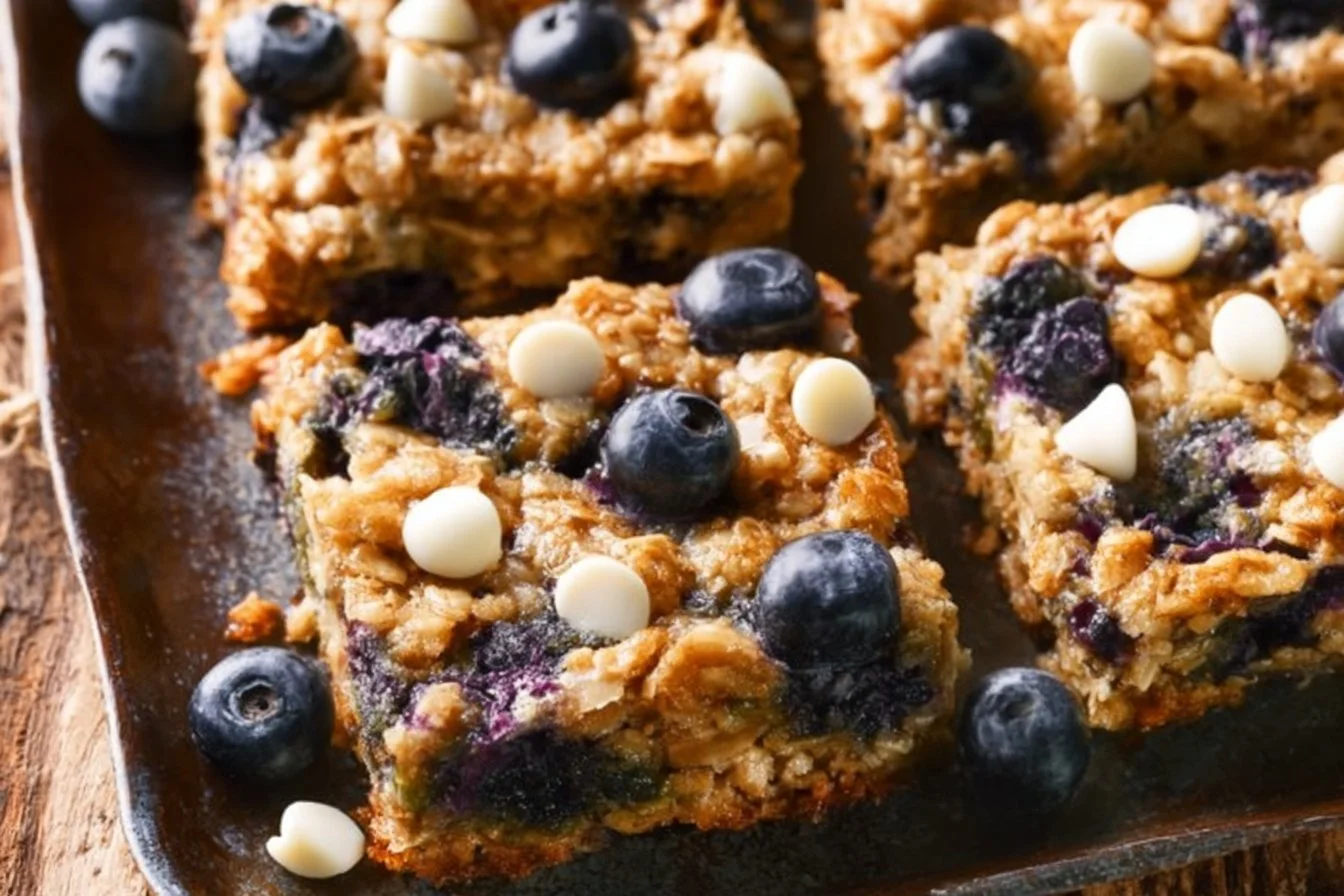 Healthy Blueberry Breakfast Baked Oatmeal