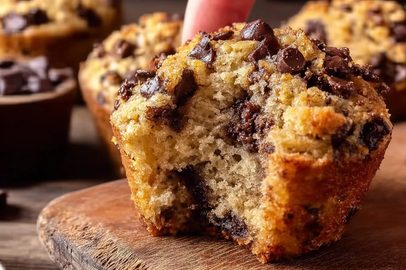 Healthy Peanut Butter Banana Muffins