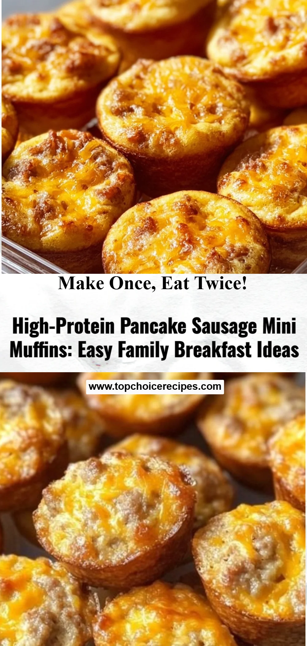 High-Protein Pancake Sausage Mini Muffins 5 High-Protein Pancake Sausage Mini Muffins