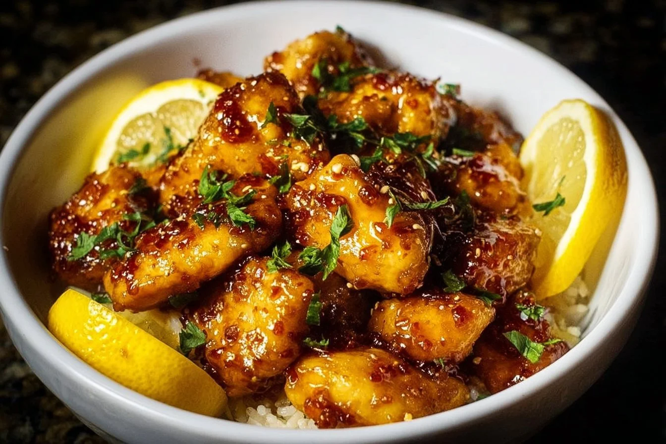 Honey Garlic Chicken Bites 6 Honey Garlic Chicken Bites