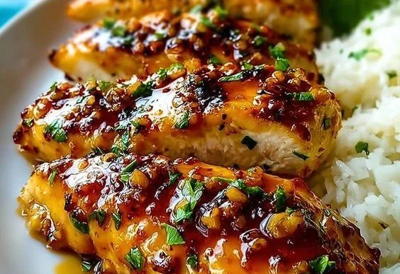 Honey Garlic Chicken Breasts