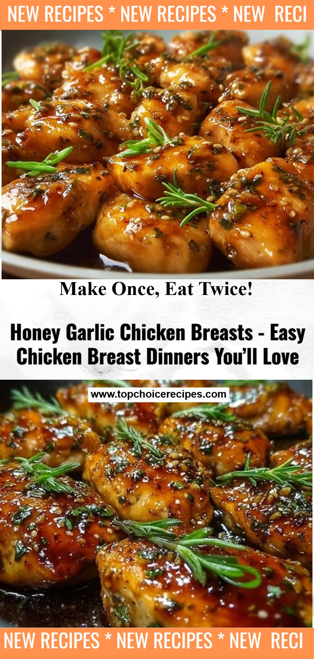 Honey Garlic Chicken Breasts
