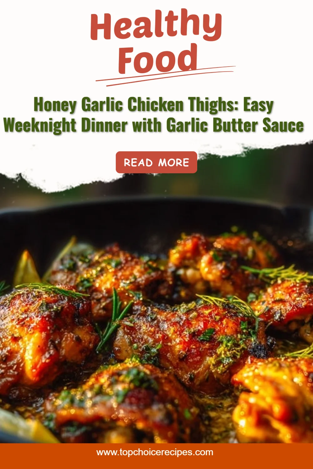 Honey Garlic Chicken Thighs 6 Honey Garlic Chicken Thighs