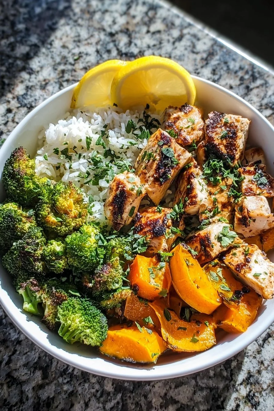 Hot Honey Chicken Bowls 6 Hot Honey Chicken Bowls