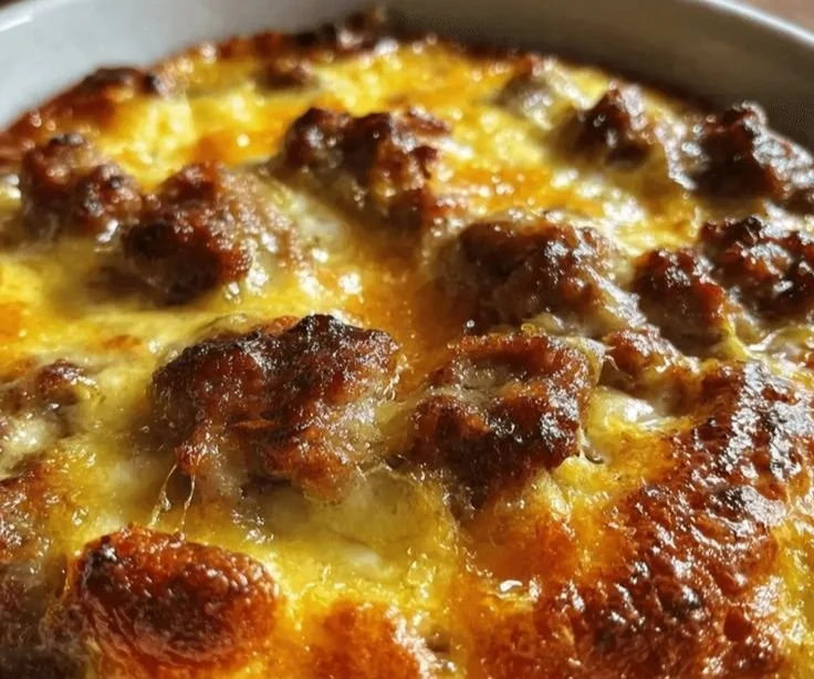 Low-Carb Sausage and Egg Casserole