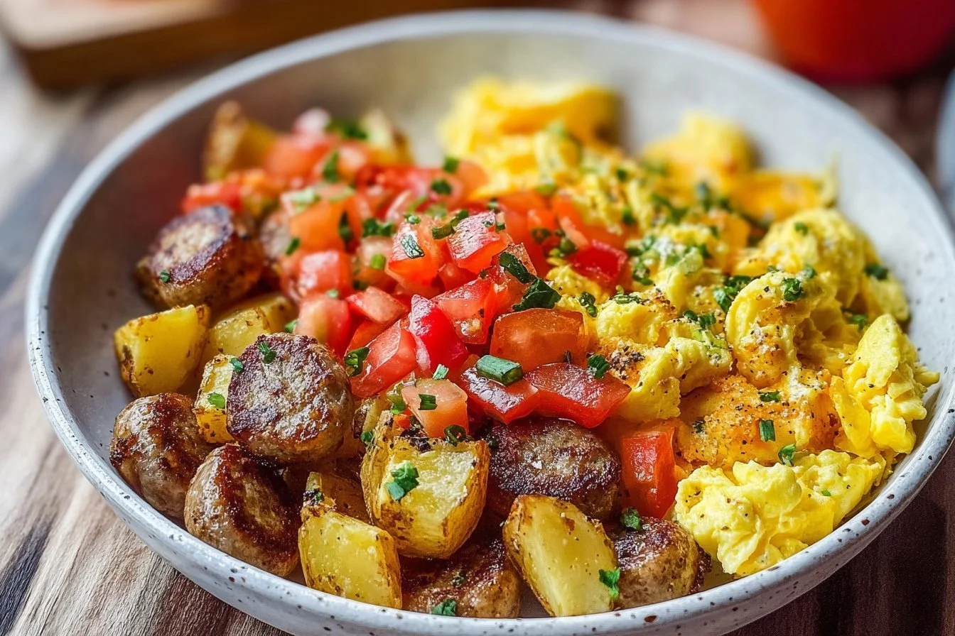 A colorful array of healthy make-ahead breakfast bowls ready for meal prep.