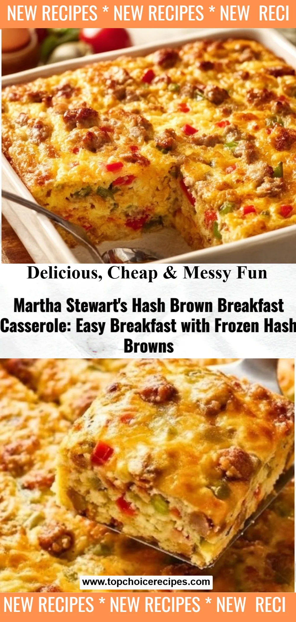 Martha Stewart's Hash Brown Breakfast Casserole