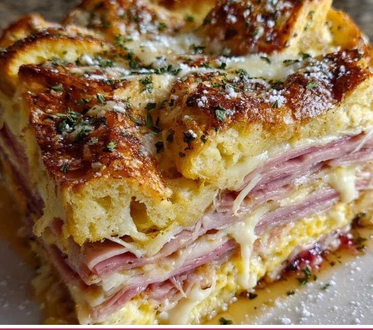 Monte Cristo Breakfast Casserole