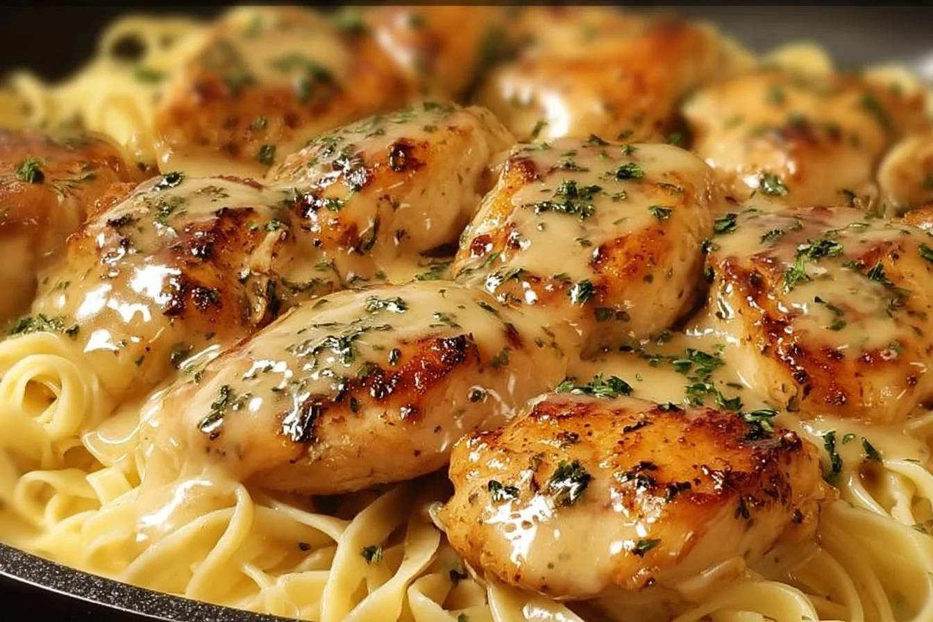 One-Pan Chicken with Buttered Noodles